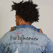 Load image into Gallery viewer, Faithfluencer Denim Jacket
