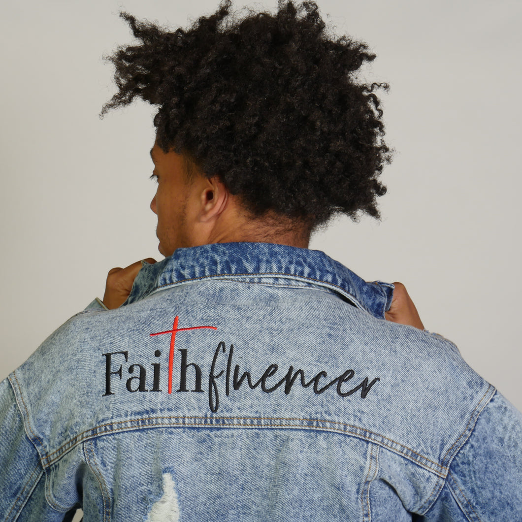 Faithfluencer Denim Jacket